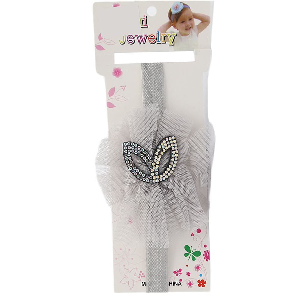 Girls Headband - Grey - A, Kids, Hair Accessories, Chase Value, Chase Value