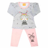 Newborn Girls Full Sleeves Suit - Pink, Newborn Girls Sets & Suits, Chase Value, Chase Value