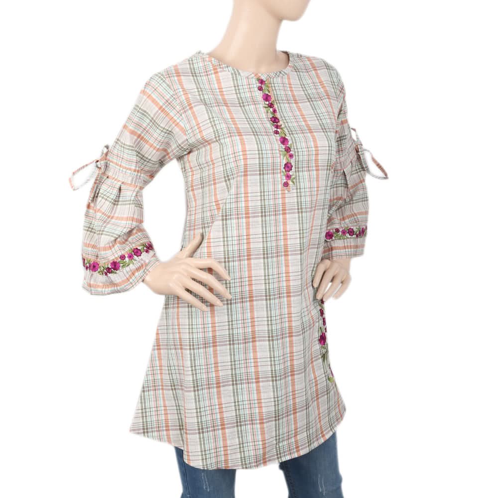 Women's Strip Cotton Kurti - Multi, Women, Ready Kurtis, Chase Value, Chase Value