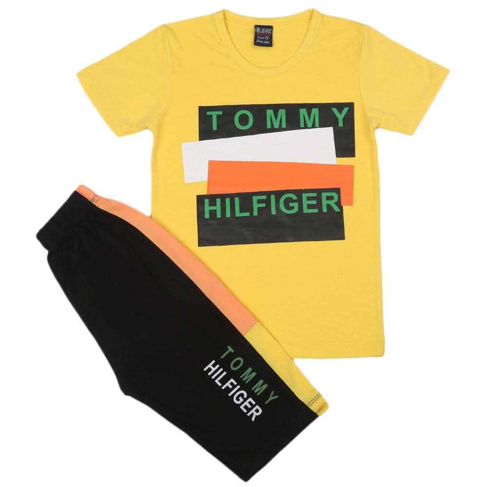 Boys Short Suit - Yellow, Kids, Boys Sets And Suits, Chase Value, Chase Value