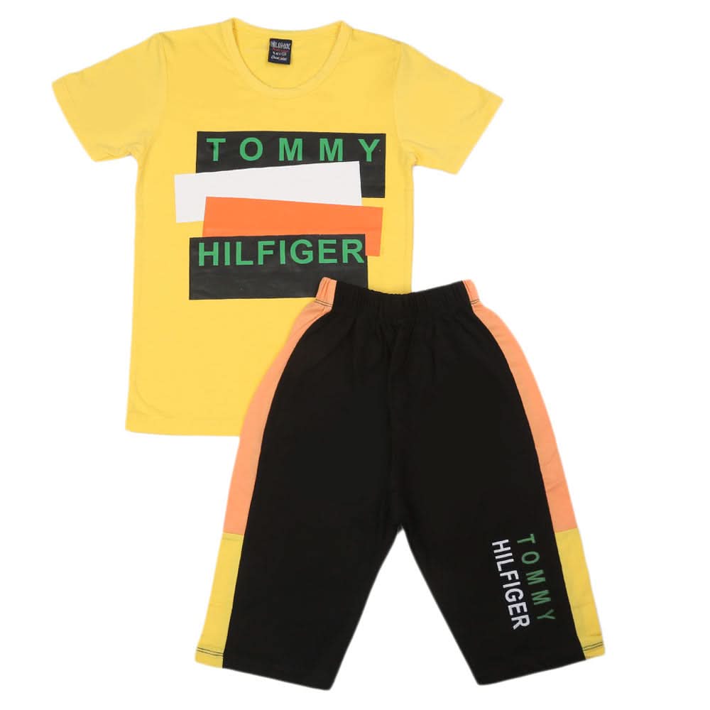 Boys Short Suit - Yellow, Kids, Boys Sets And Suits, Chase Value, Chase Value
