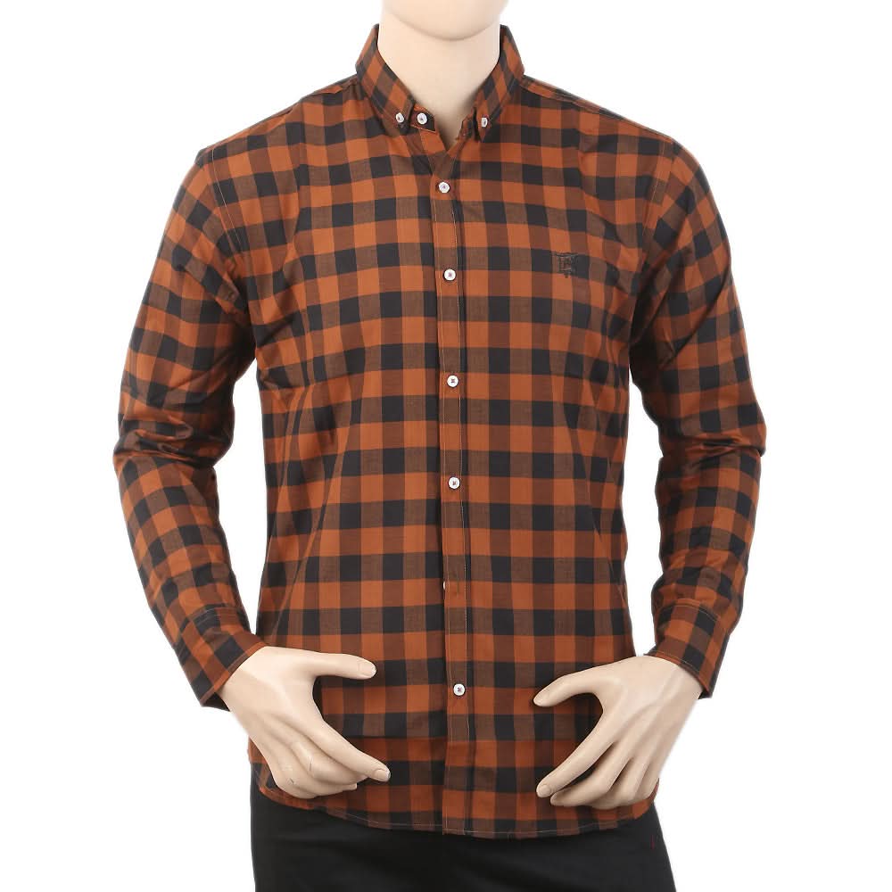 Men's Casual Shirt - Coffee, Men, Shirts, Chase Value, Chase Value