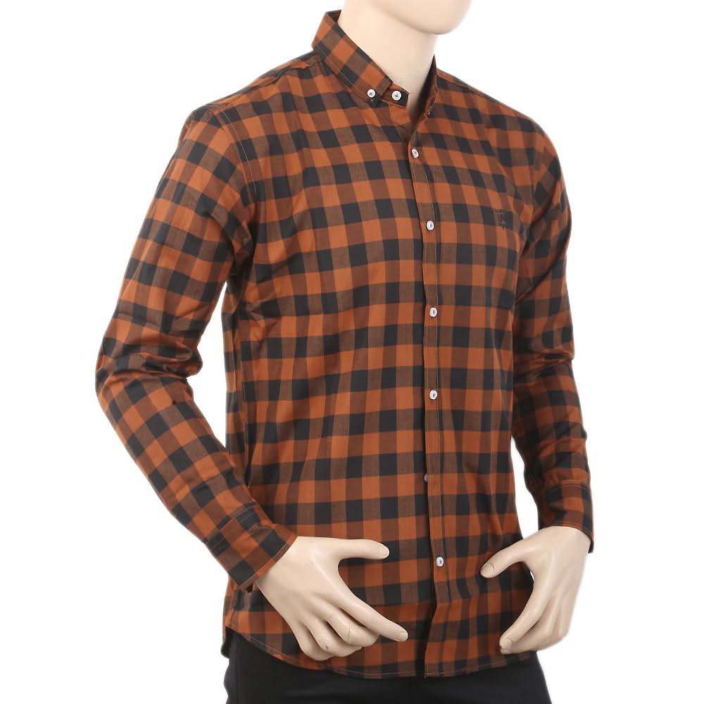 Men's Casual Shirt - Coffee, Men, Shirts, Chase Value, Chase Value