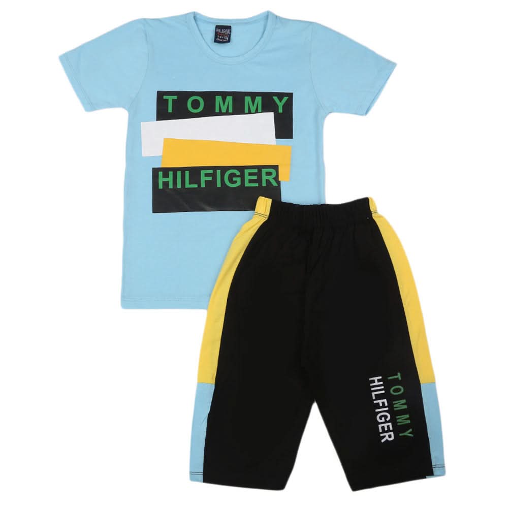 Boys Short Suit - Light Blue, Kids, Boys Sets And Suits, Chase Value, Chase Value