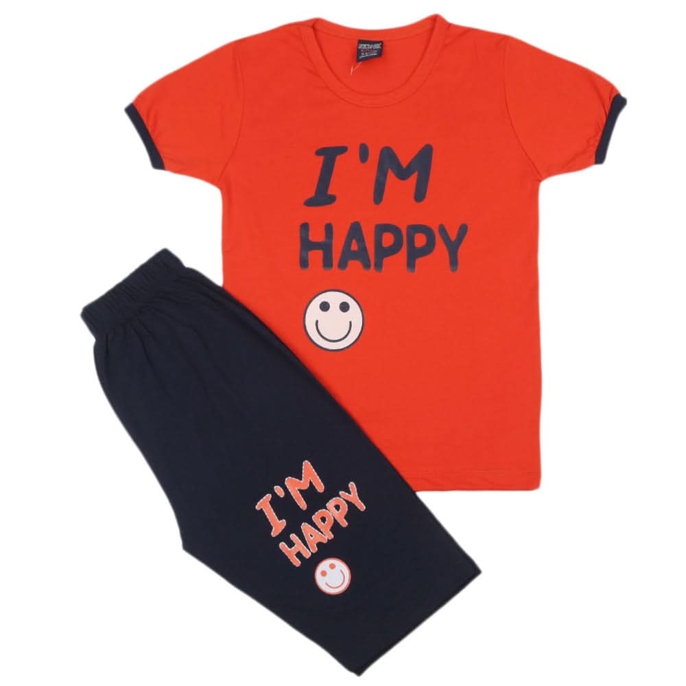 Boys Short Suit - Orange, Kids, Boys Sets And Suits, Chase Value, Chase Value