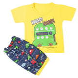 Boys Half Sleeves Short Suit - Yellow, Kids, Boys Sets And Suits, Chase Value, Chase Value
