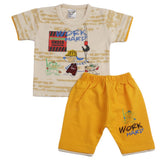 Newborn Boys Half Sleeves Suit - Yellow, Kids, Newborn Boys Sets And Suits, Chase Value, Chase Value
