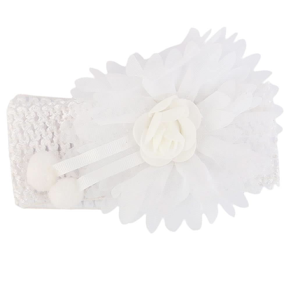 Girls Head Band - White, Kids, Hair Accessories, Chase Value, Chase Value