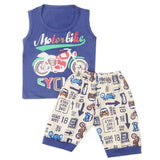 Boys Half Sleeves Sando Suit - Navy Blue, Kids, Boys Sets And Suits, Chase Value, Chase Value