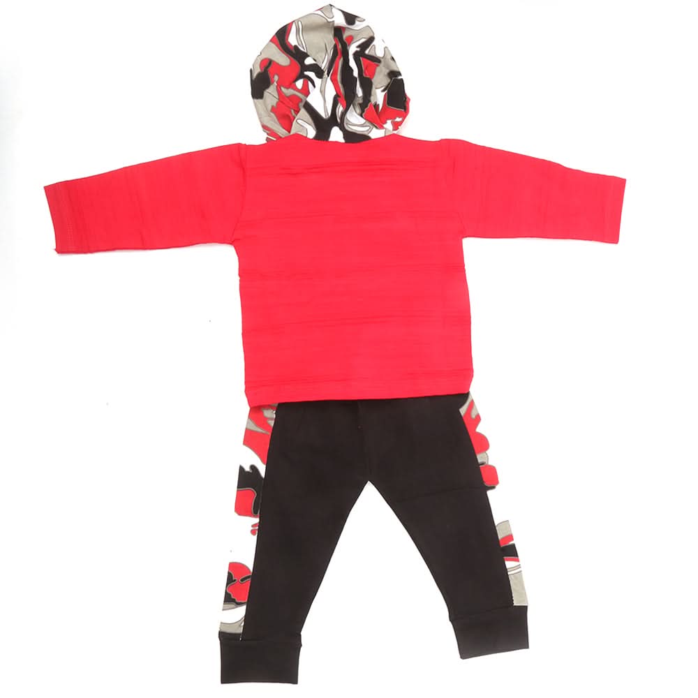 Newborn Boys Full Sleeves Suit - Red, Kids, NB Boys Sets And Suits, Chase Value, Chase Value