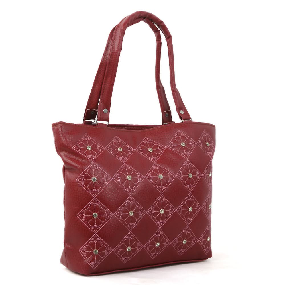 Women's Handbag 1561 - Maroon, Women, Bags, Chase Value, Chase Value