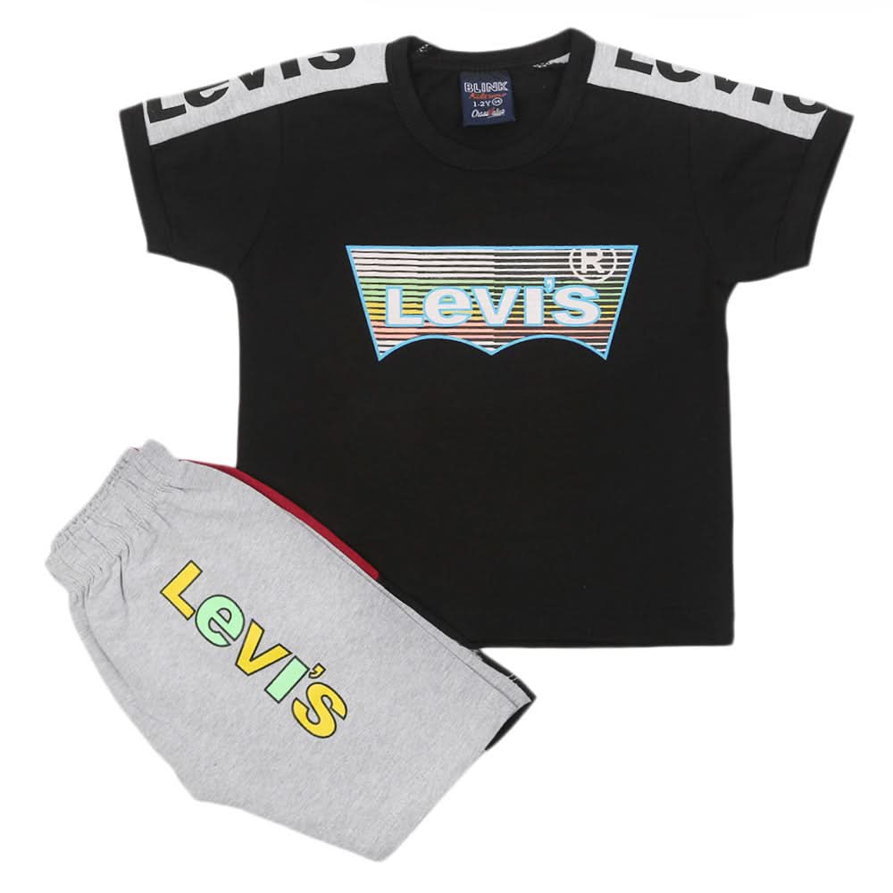 Boys Short Suit - Black, Boys Sets & Suits, Chase Value, Chase Value