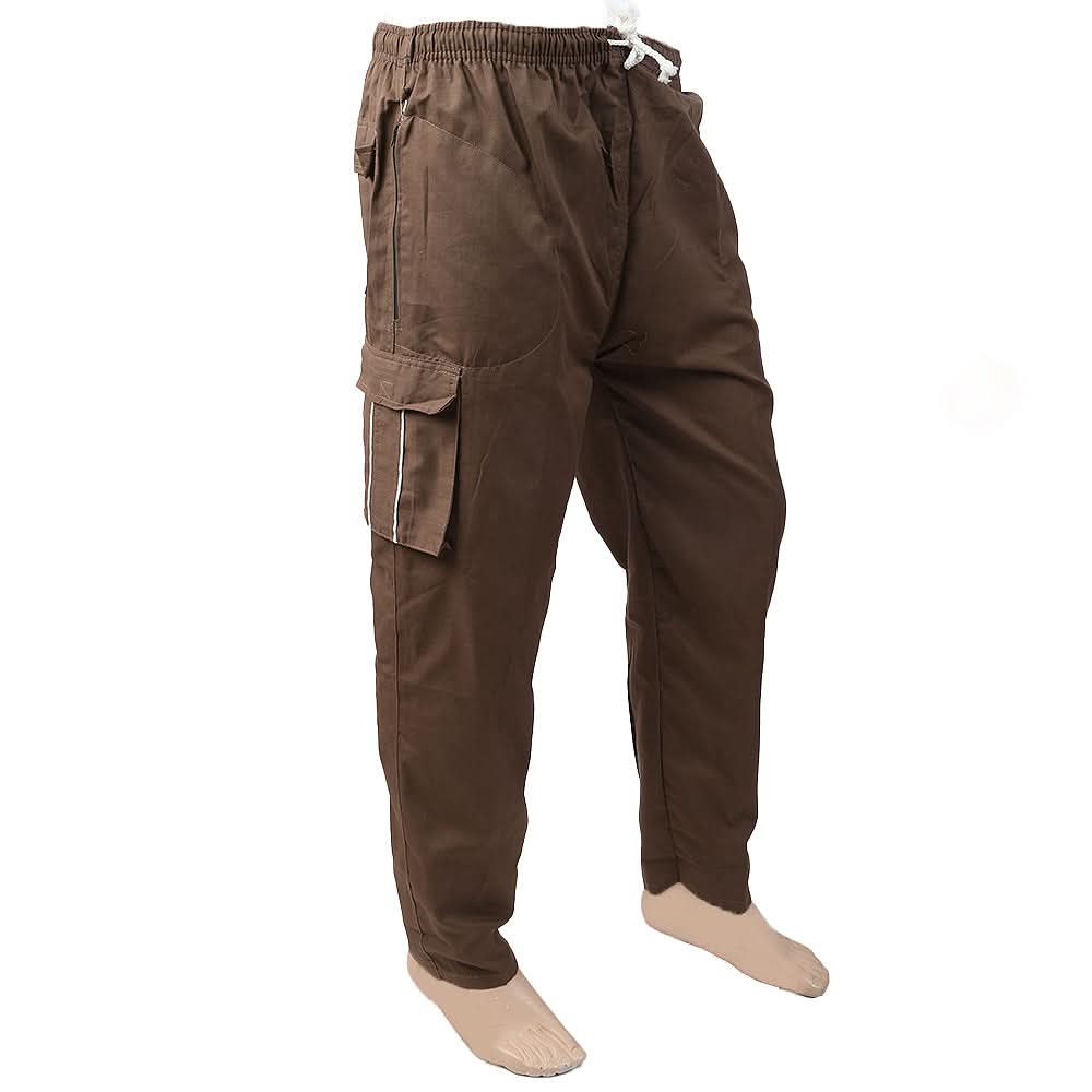 Men's Cotton Trouser - Light Brown, Men, Lowers And Sweatpants, Chase Value, Chase Value