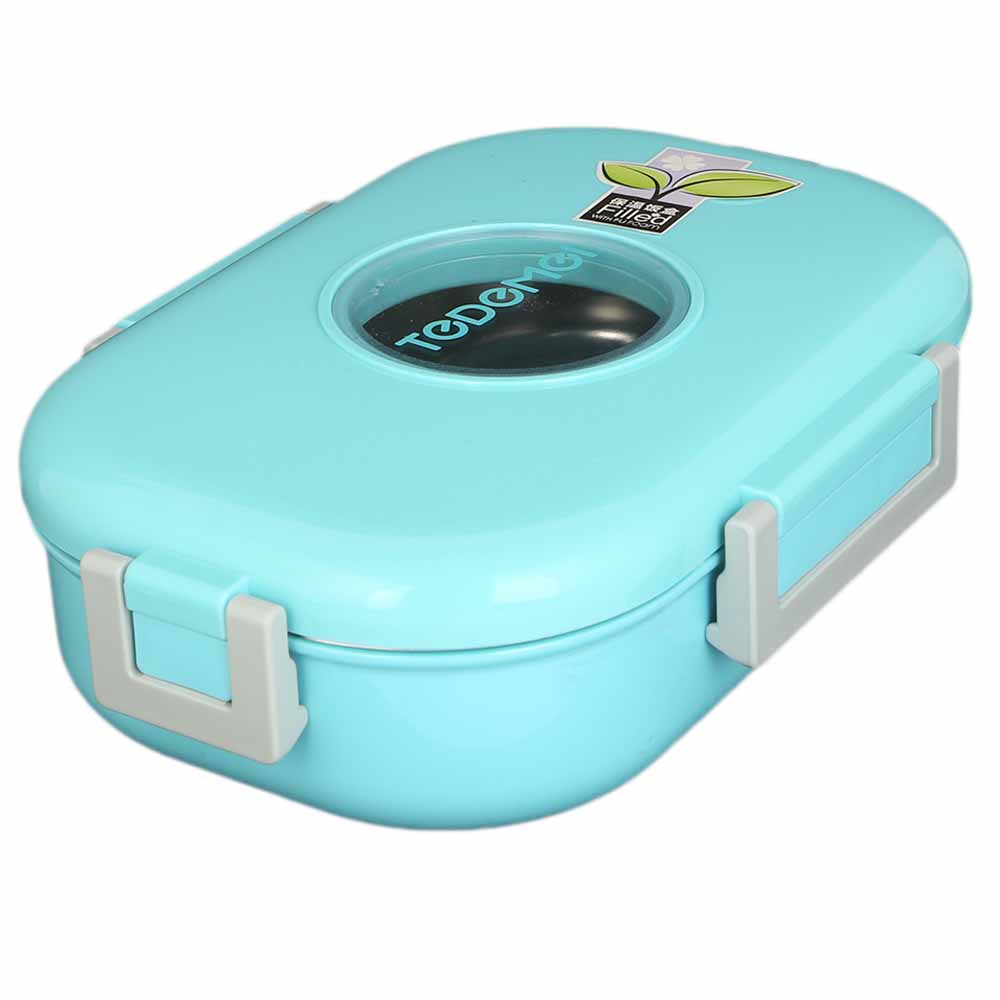 Tedemei Thermal Lunch Box 710ml - Blue, Kids, Tiffin Boxes And Bottles, Chase Value, Chase Value