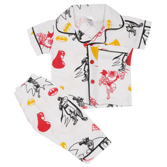 Newborn Boys Night Suit - Red, Kids, Newborn Boys Sets And Suits, Chase Value, Chase Value