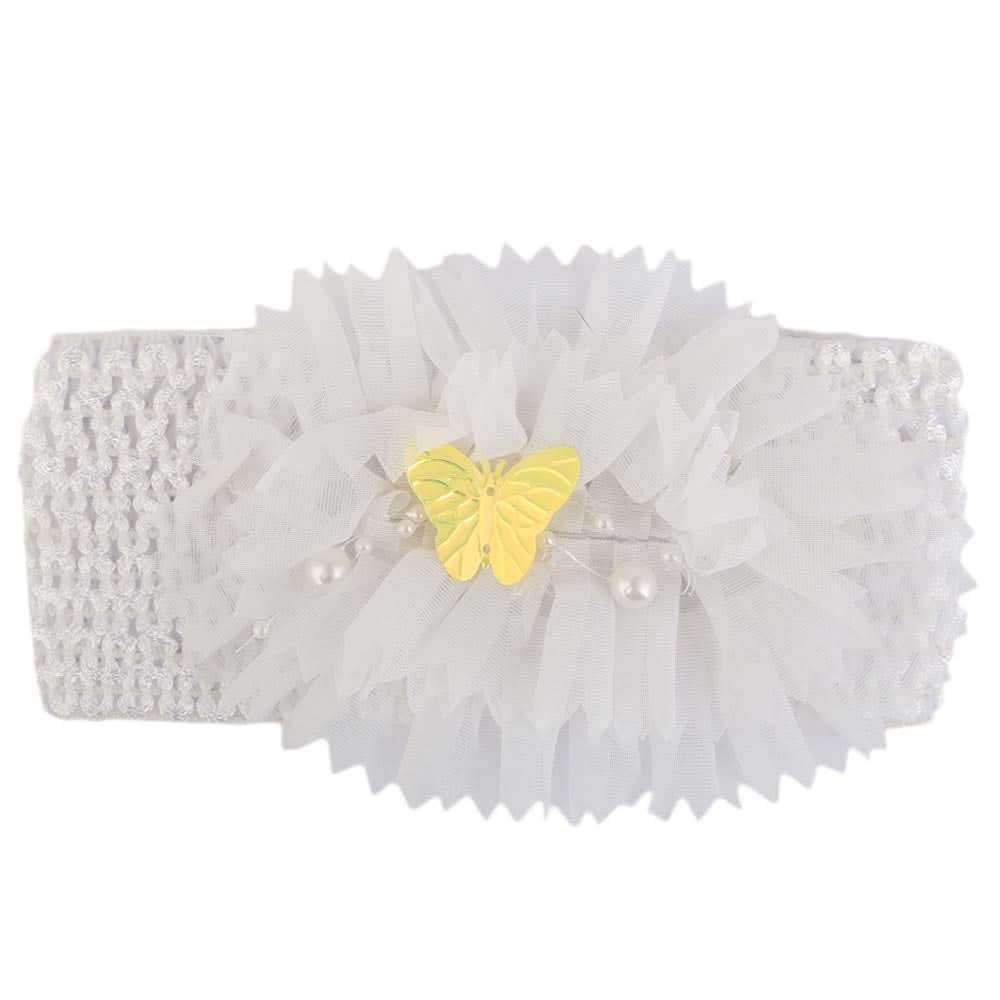Girls Head Band - White, Kids, Hair Accessories, Chase Value, Chase Value
