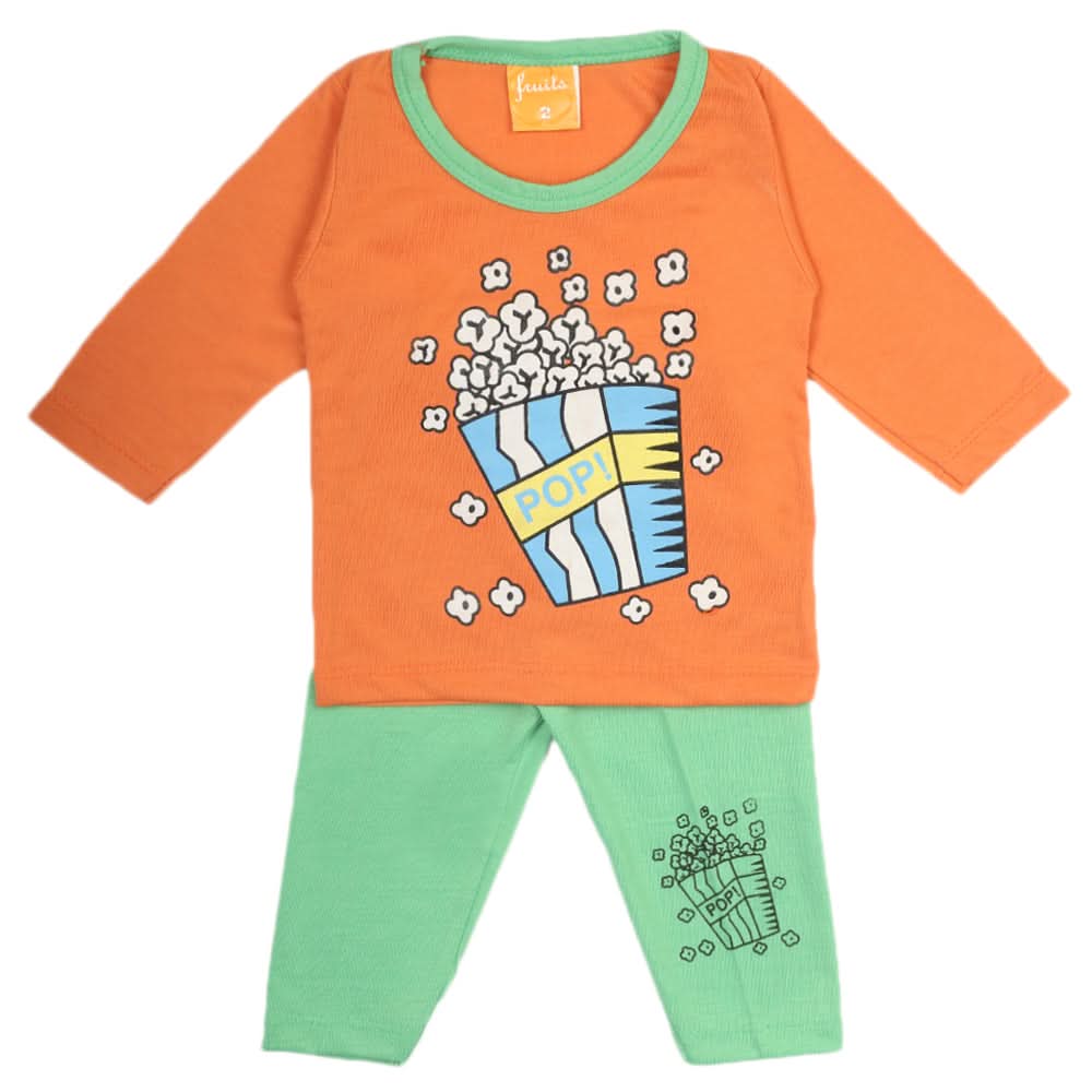 Newborn Boys Full Sleeves Suit - Peach, Newborn Boys Sets & Suits, Chase Value, Chase Value