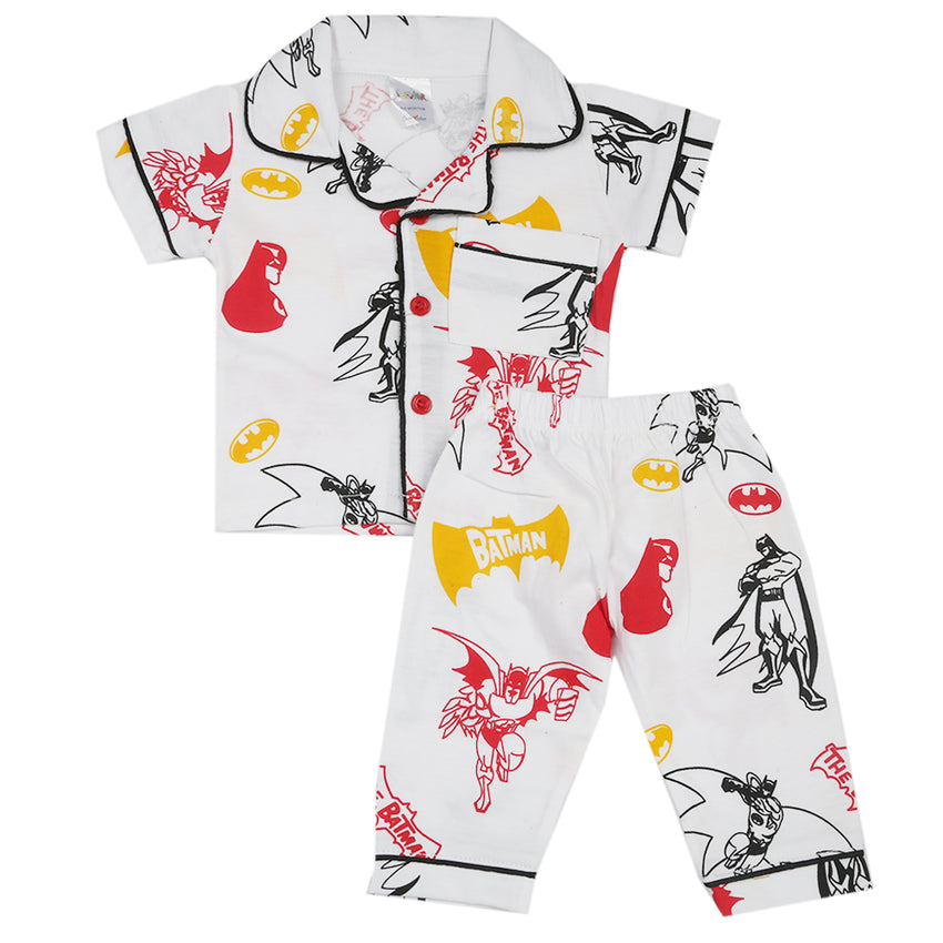 Newborn Boys Night Suit - Red, Kids, Newborn Boys Sets And Suits, Chase Value, Chase Value