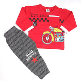 Newborn Boys Full Sleeves Suit - Red, Kids, NB Boys Sets And Suits, Chase Value, Chase Value