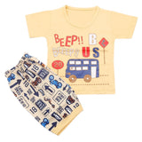 Boys Half Sleeves Short Suit - Light Brown, Kids, Boys Sets And Suits, Chase Value, Chase Value