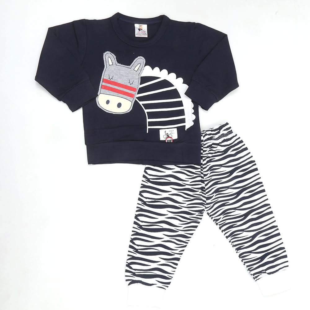 Newborn Boys Full Sleeves Suit - Navy Blue, Kids, NB Boys Sets And Suits, Chase Value, Chase Value