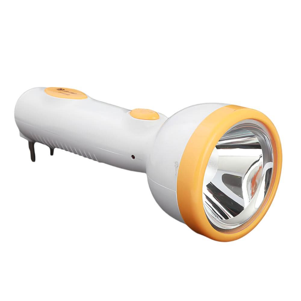 LED Rechargeable Torch Light (DP-9034) - Yellow, Home & Lifestyle, Emergency Lights & Torch, Chase Value, Chase Value