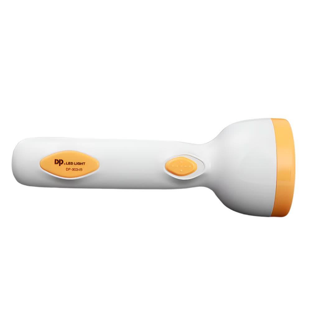 LED Rechargeable Torch Light (DP-9034) - Yellow, Home & Lifestyle, Emergency Lights & Torch, Chase Value, Chase Value