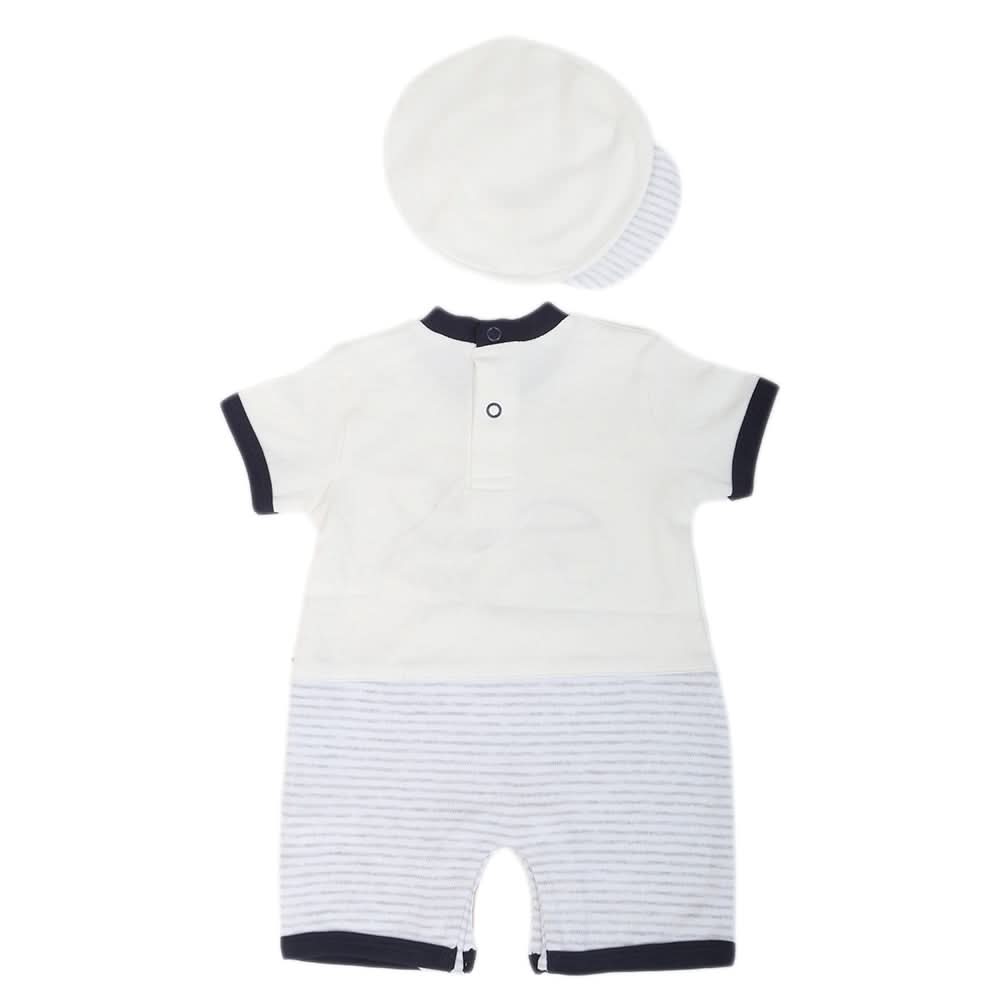 Newborn Boys Turkish Romper - Navy Blue, Kids, NB Boys Rompers, Chase Value, Chase Value