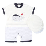 Newborn Boys Turkish Romper - Navy Blue, Kids, NB Boys Rompers, Chase Value, Chase Value