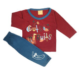 Newborn Boys Full Sleeves Suit - Maroon, Newborn Boys Sets & Suits, Chase Value, Chase Value