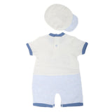 Newborn Boys Turkish Romper - Steel Blue, Kids, NB Boys Rompers, Chase Value, Chase Value