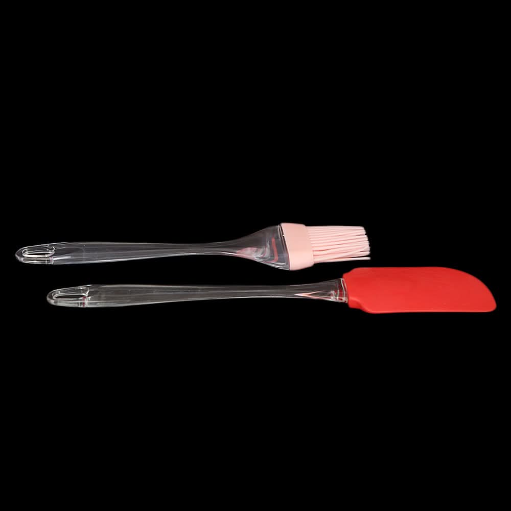Spatula And Oil Brush 2 Pcs - Red, Home & Lifestyle, Baking, Chase Value, Chase Value