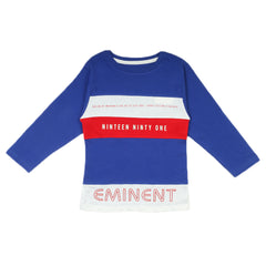 Eminent Boys Full Sleeves T-Shirt - Royal Blue, Boys T-Shirts, Eminent, Chase Value