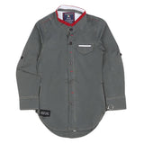 Boys Cotton Casual Shirt Full Sleeves - Grey, Kids, Boys Shirts, Chase Value, Chase Value