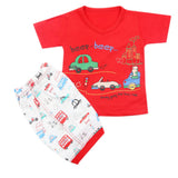 Boys Half Sleeves Short Suit - Red, Kids, Boys Sets And Suits, Chase Value, Chase Value