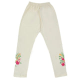 Girls Embroidered Tights - Off White, Kids, Tights Leggings And Pajama, Chase Value, Chase Value