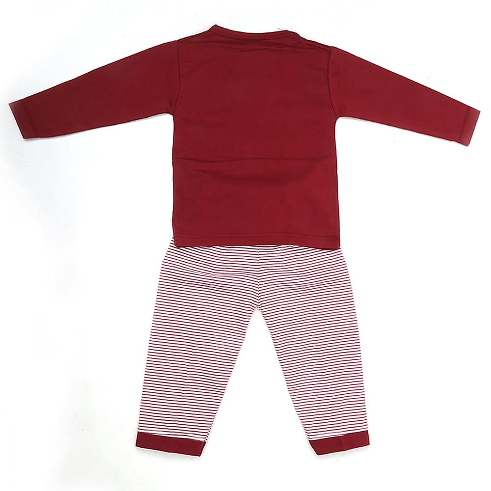 Boys Pajama Suit - Maroon, Kids, Boys Sets And Suits, Chase Value, Chase Value