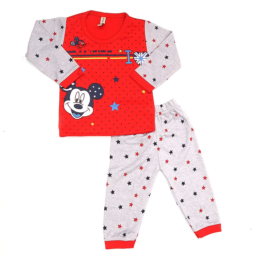 Boys Pajama Suit - Red, Kids, Boys Sets And Suits, Chase Value, Chase Value