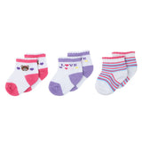 Kids 3 Pieces Lights Socks - Multi, Kids, Girls Socks, Chase Value, Chase Value