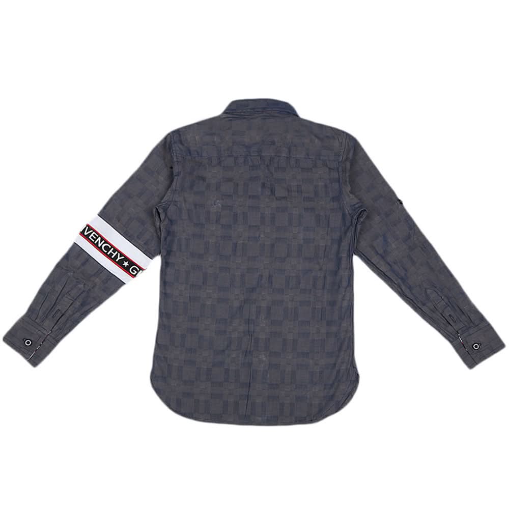 Boys Cotton Casual Shirt Full Sleeves - Grey, Kids, Boys Shirts, Chase Value, Chase Value