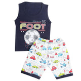 Boys Half Sleeves Sando Suit - Navy Blue, Kids, Boys Sets And Suits, Chase Value, Chase Value
