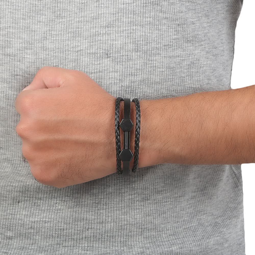 Men's Bracelet - Black, Men, Jewellery, Chase Value, Chase Value