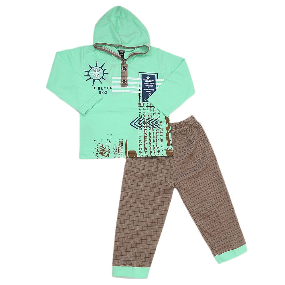 Boys Pajama Suit - Green, Kids, Boys Sets And Suits, Chase Value, Chase Value