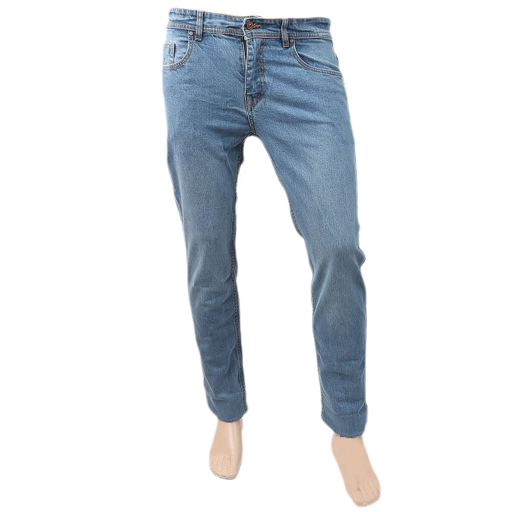 Men's Basic Denim Pant - Light Blue, Men, Casual Pants And Jeans, Chase Value, Chase Value