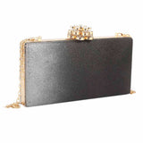 Women's Bridal Clutch XS-400 (SH76) - Black, Women, Clutches, Chase Value, Chase Value
