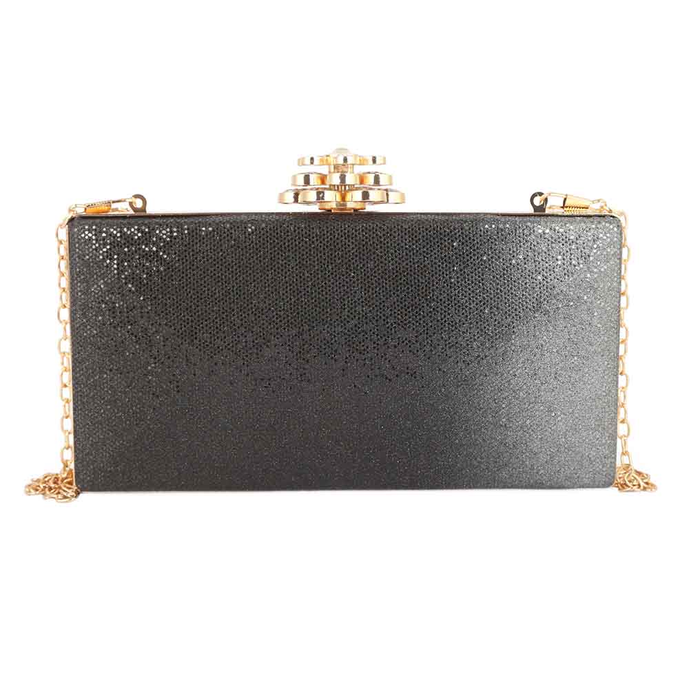 Women's Bridal Clutch XS-400 (SH76) - Black, Women, Clutches, Chase Value, Chase Value