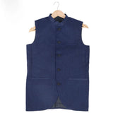 Men's Plain Waist Coat - Navy Blue, Men, Waist Coats, Chase Value, Chase Value
