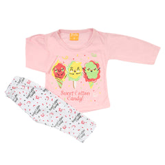Newborn Girls Full Sleeves Suit - Light Pink, Newborn Girls Sets & Suits, Chase Value, Chase Value