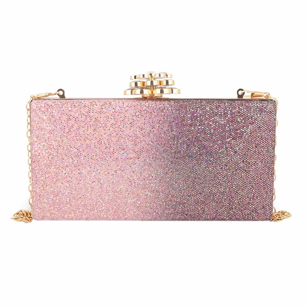 Women's Bridal Clutch XS-400 (SH76) - Pink, Women, Clutches, Chase Value, Chase Value