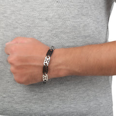 Men's Bracelet - Black & Silver, Men, Jewellery, Chase Value, Chase Value